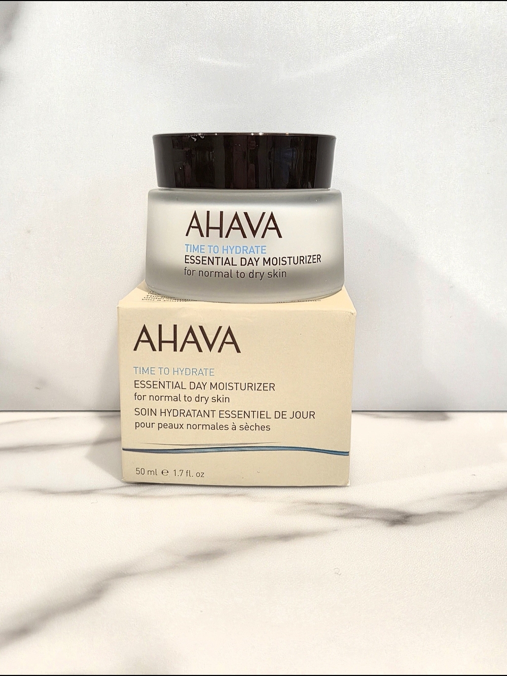 AHAVA Time To Hydrate Essential Day Moisturizer 50ml - NEW IN BOX Retail $58